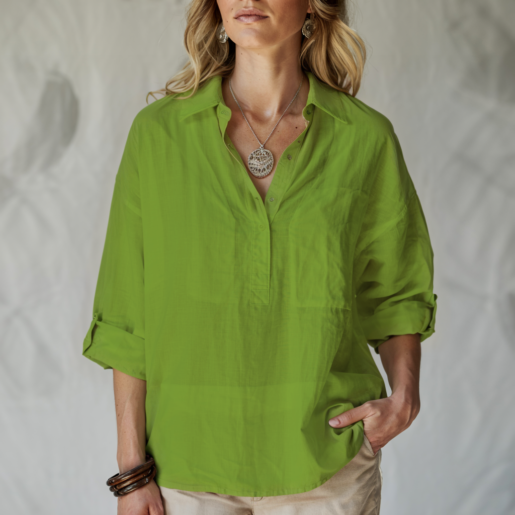 SERENITY | Camicia Lino Oversize