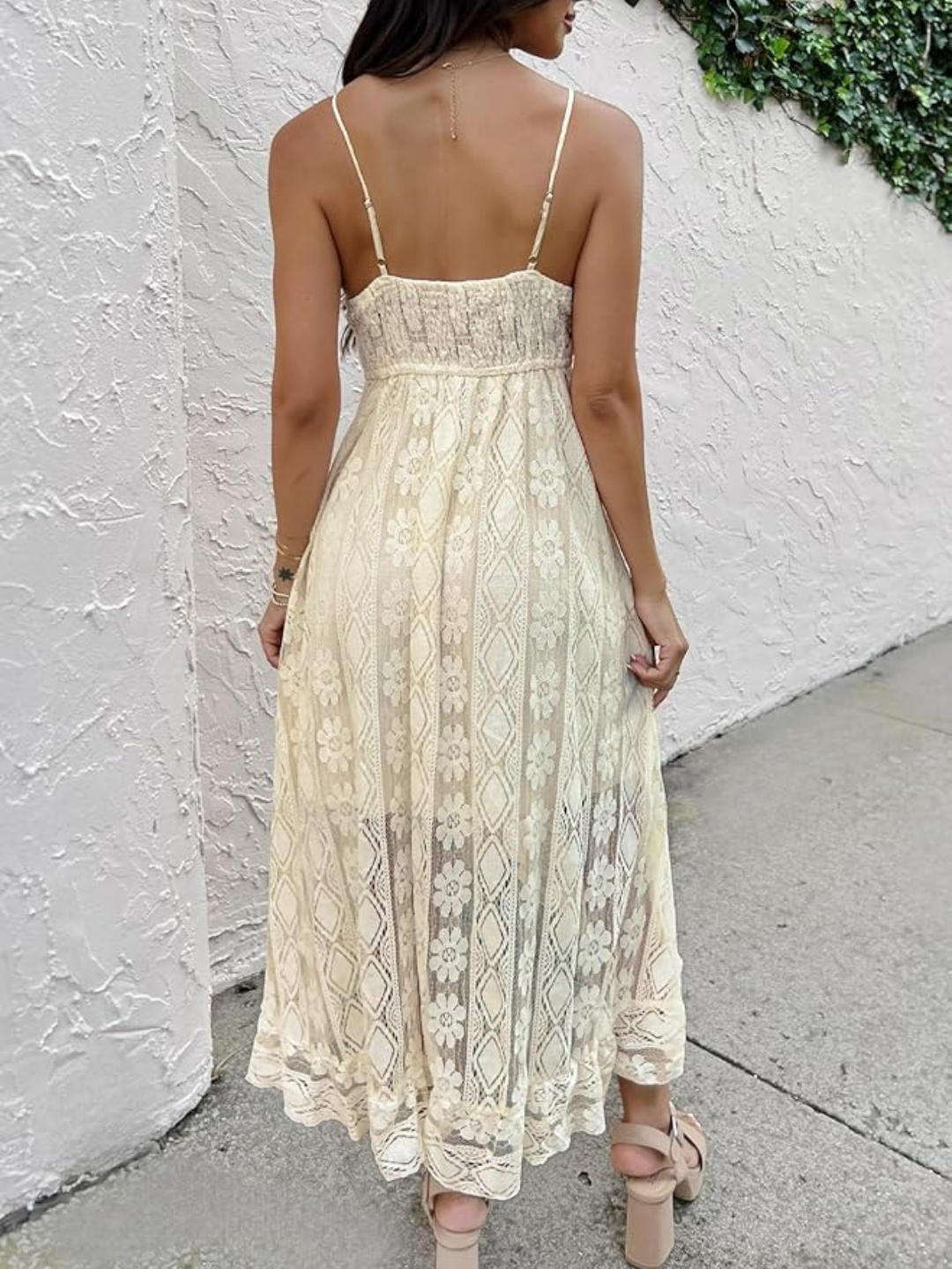 ABITO LUNGO IN PIZZO | BOHO CHIC