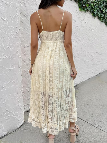 ABITO LUNGO IN PIZZO | BOHO CHIC