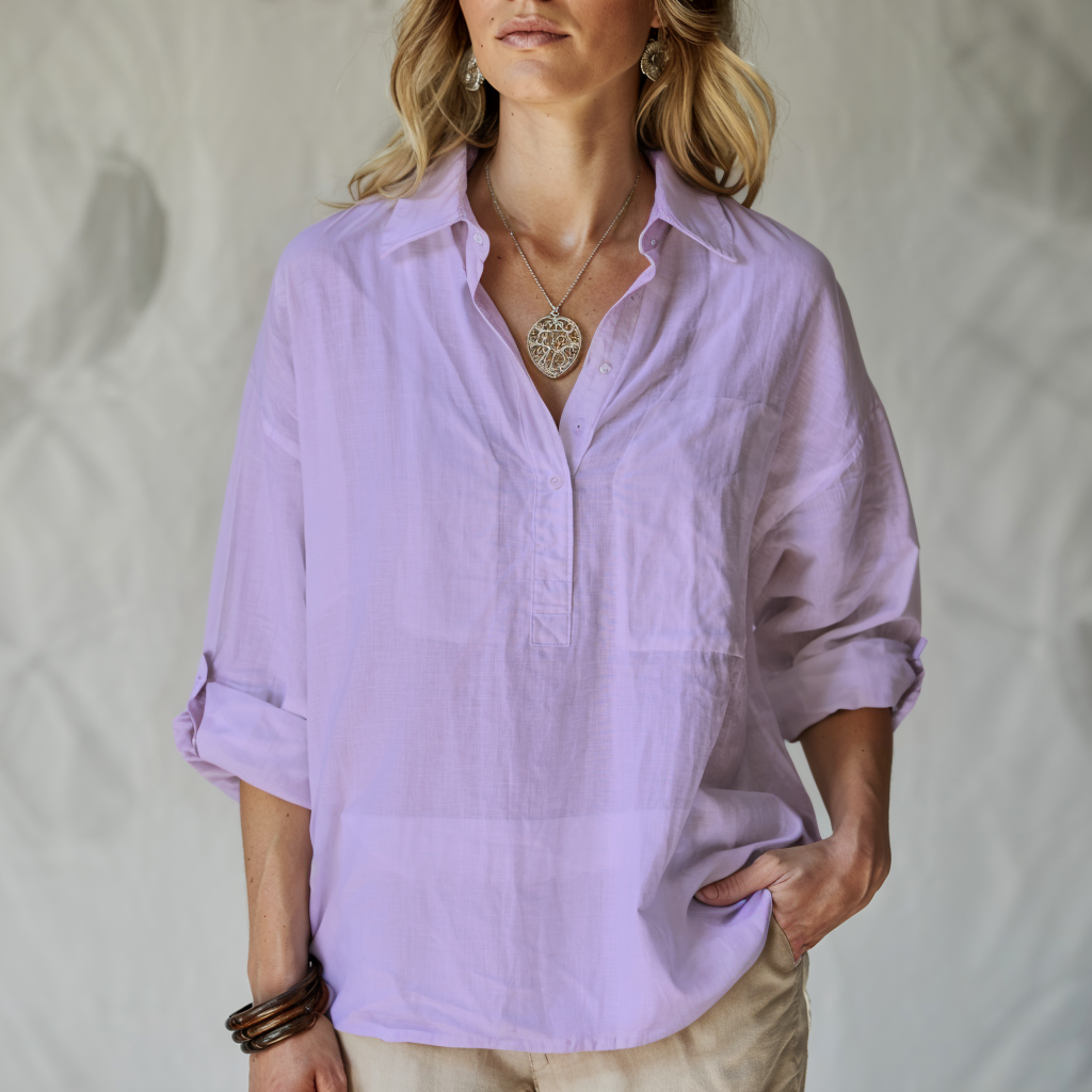 SERENITY | Camicia Lino Oversize