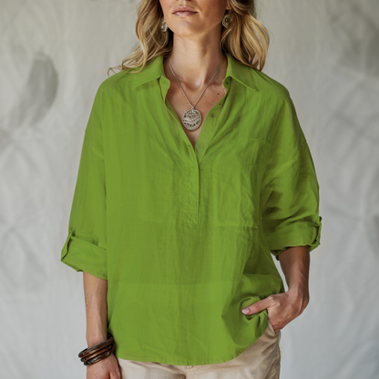 SERENITY | Camicia Lino Oversize
